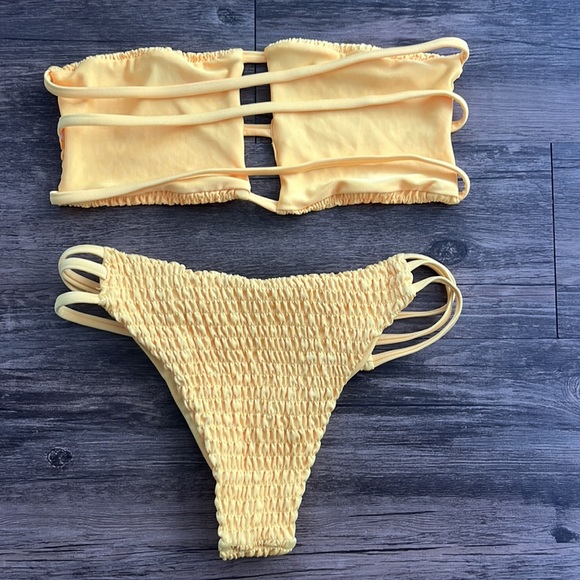 SHEIN Yellow Bikini Set - Picture 3 of 3